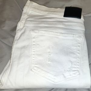 White Ripped True Religion